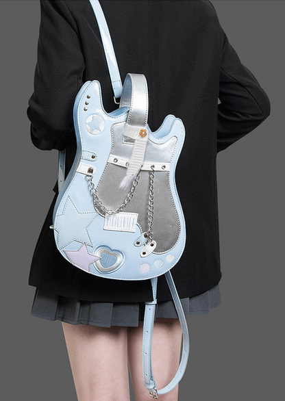 Original Guitar Shaped Star Backpack | Bag | Three Fleas