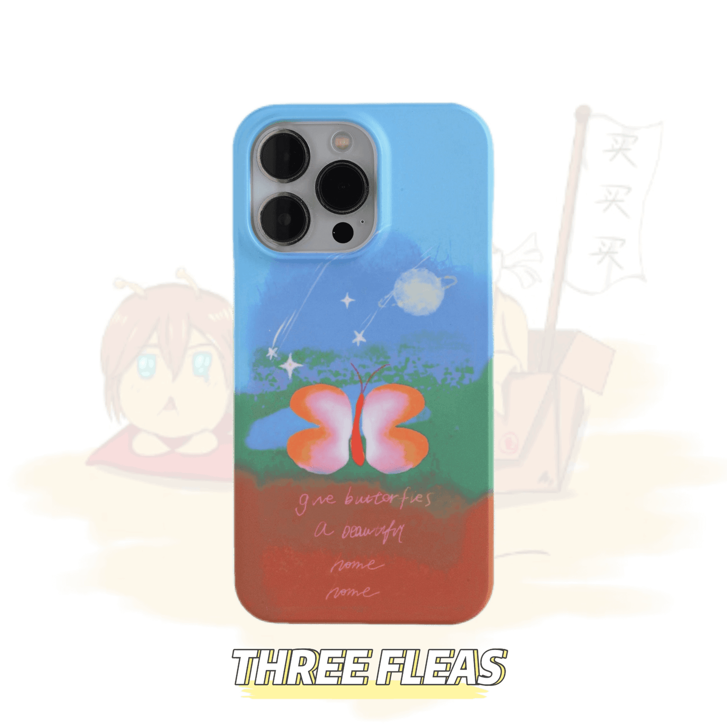 「Original」Butterfly‘s home matte phone case