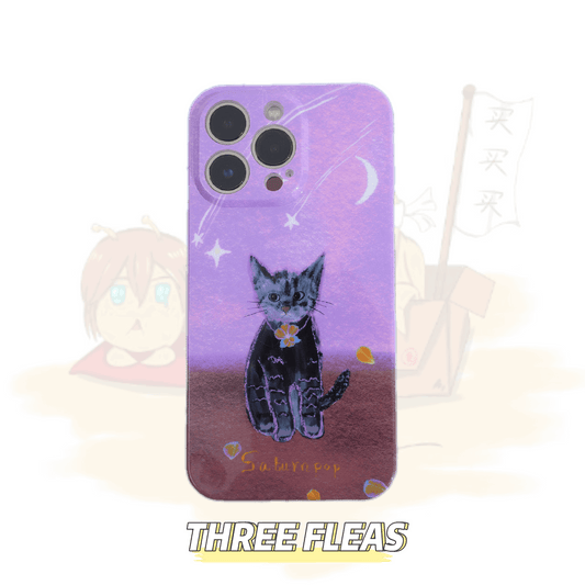 「Original」Sketching meteor cool kitten phone case