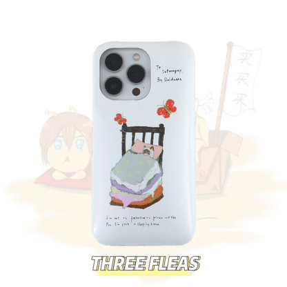 「Original」The cat and the pea soft airbag phone case