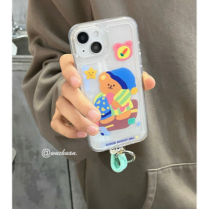 Pajama Bear Couple Phone Case