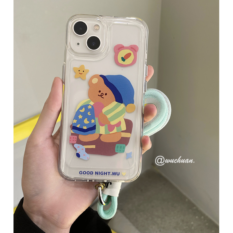 Pajama Bear Couple Phone Case