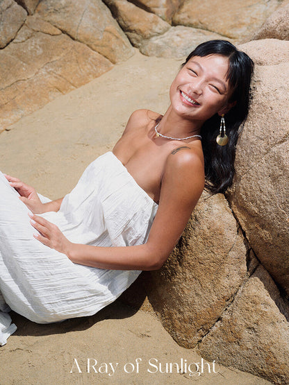 Paradise Island Scallop Earrings