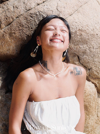 Paradise Island Scallop Earrings