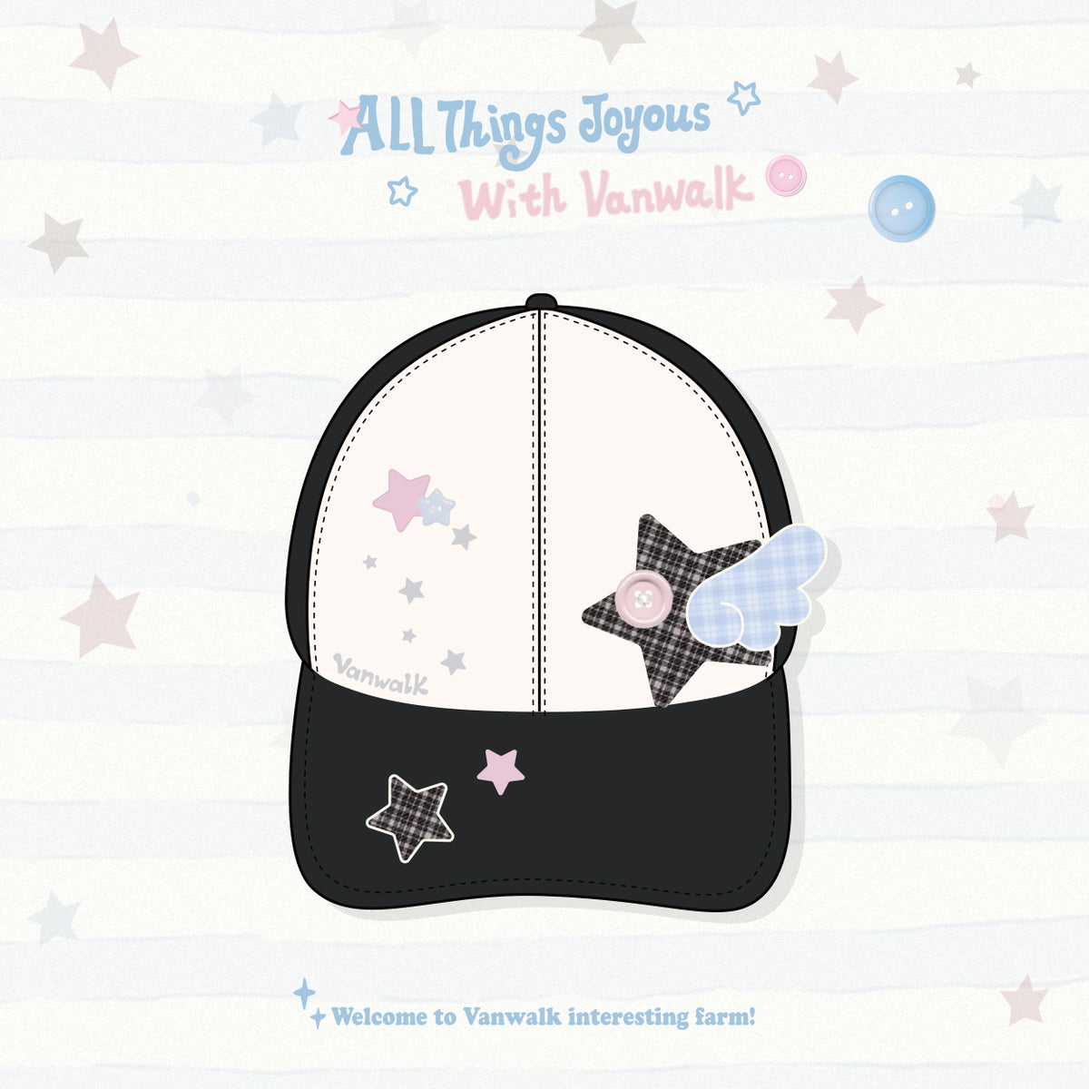 Patchwork Baseball Cap