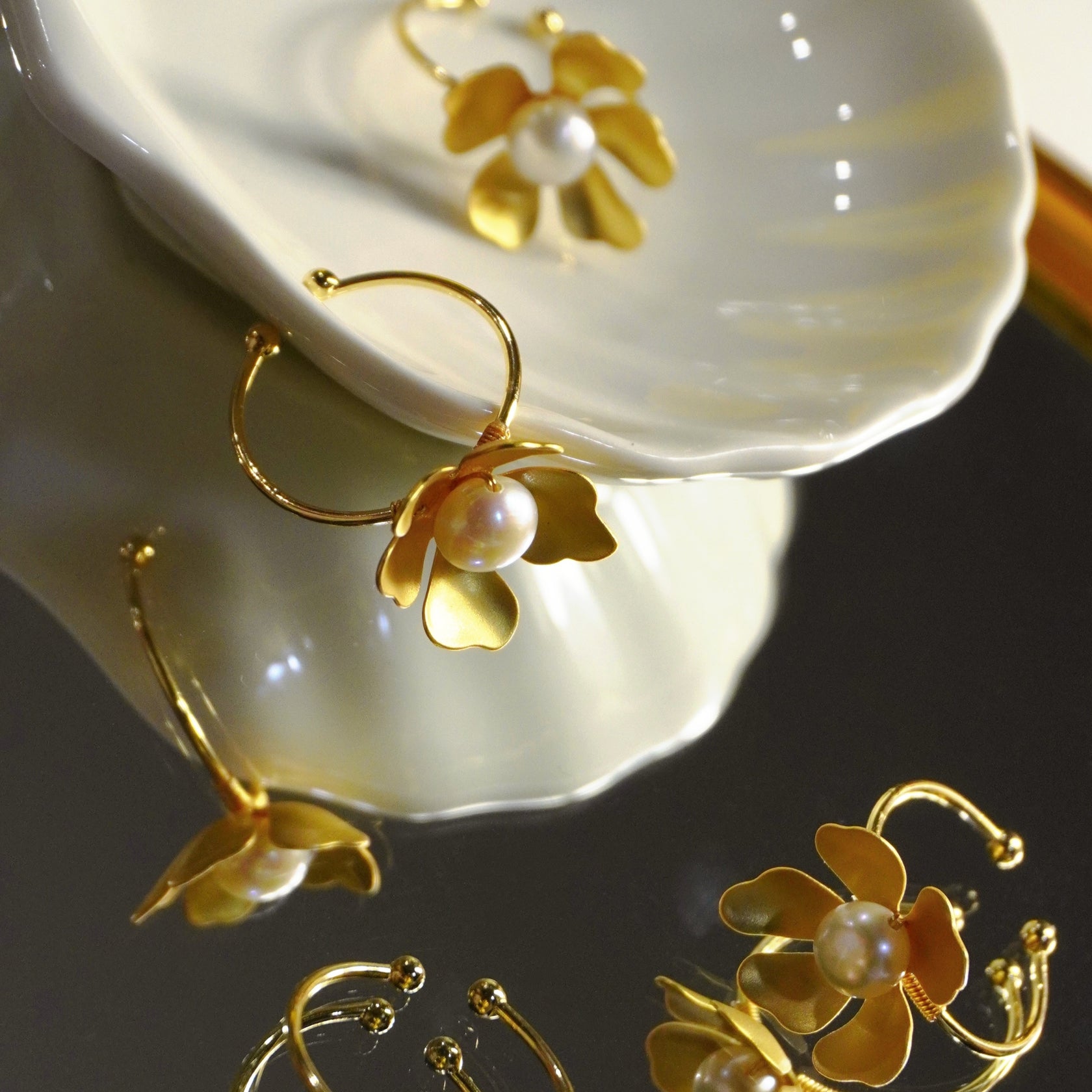Open Pearl Ring