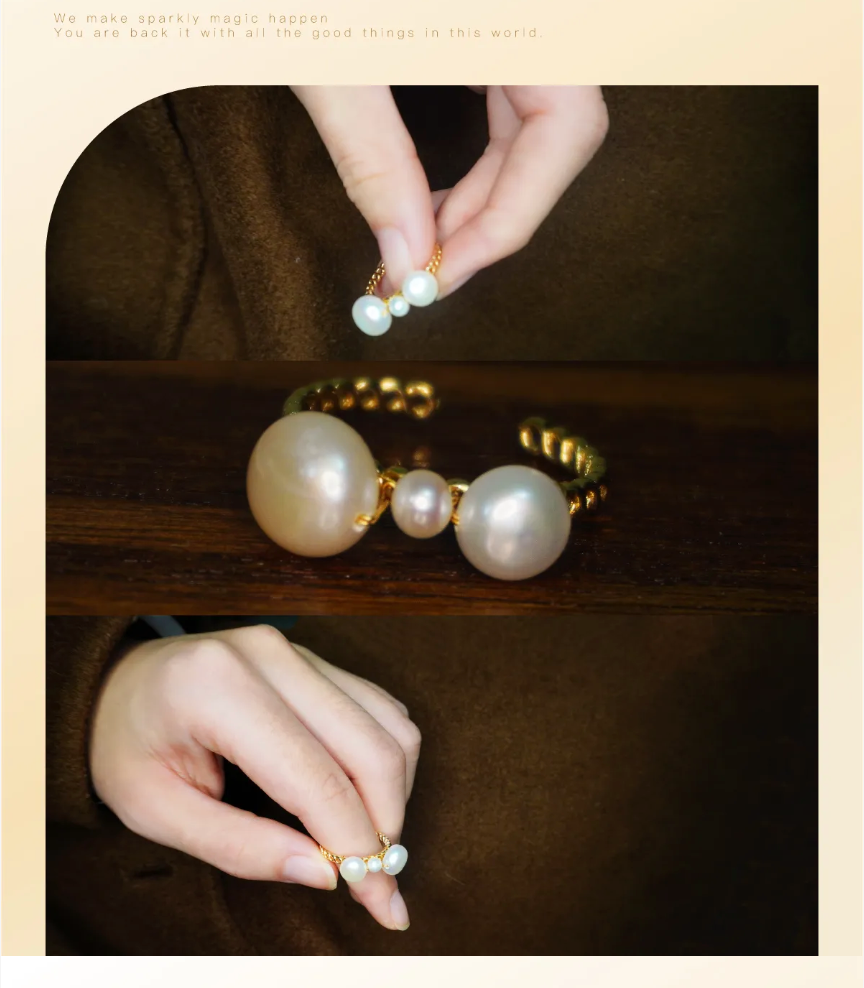 Pearl Open-end Ring