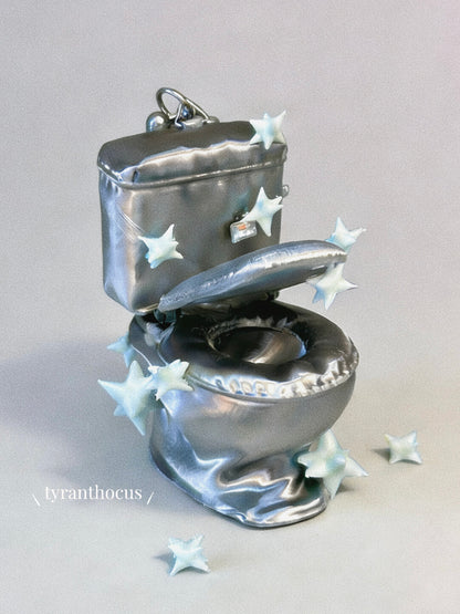 3D Printed Silk-Texture Toilet Bag Charm
