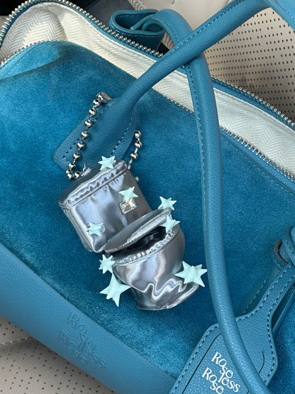 3D Printed Silk-Texture Toilet Bag Charm