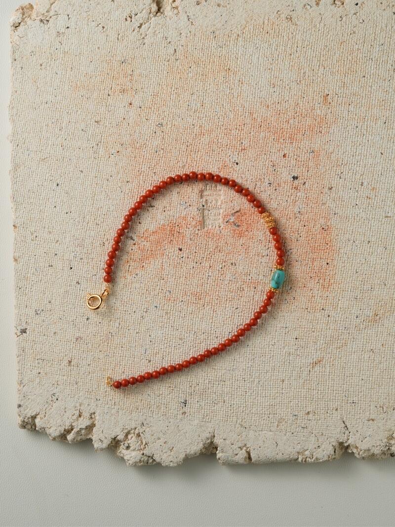 Persimmon South Red Turquoise Bracelet