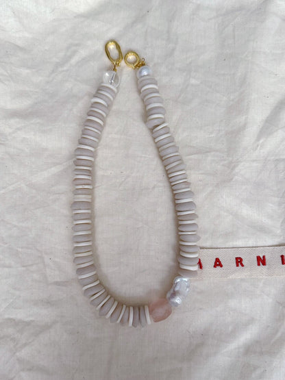 Pharpha Baroque Pearl Glass Necklace