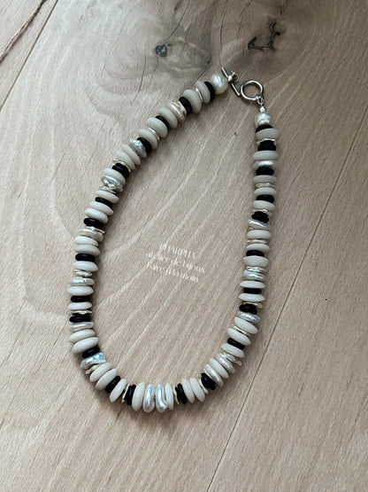 Pharpha Boram Beads Silver Necklace