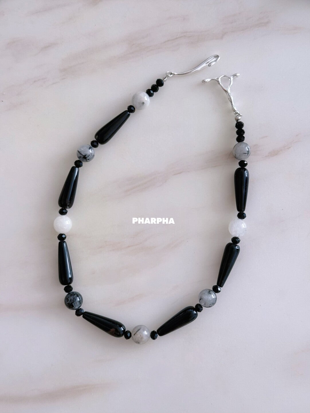 Pharpha Black & White Necklace