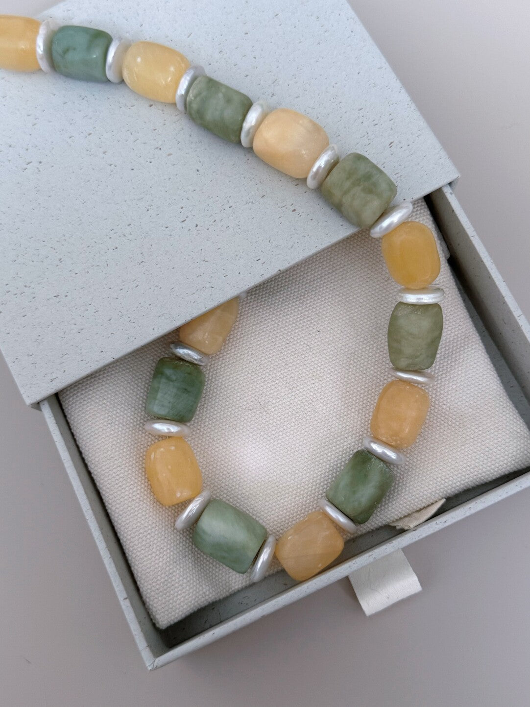 Pharpha Natural Jade Baroque Pearl Necklace