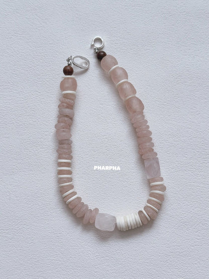 Pharpha Rose Quartz Necklace