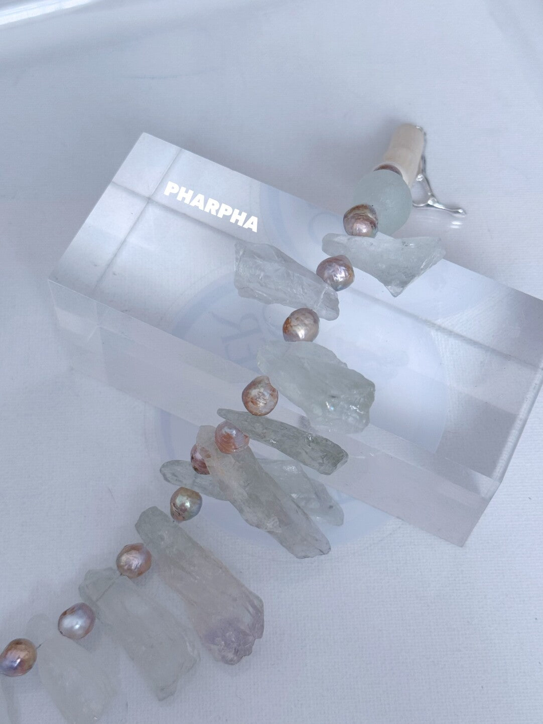 Pharpha Prase Quartz Pearl Necklace