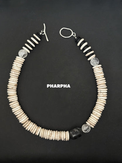 Pharpha Turquoise Crystal Necklace