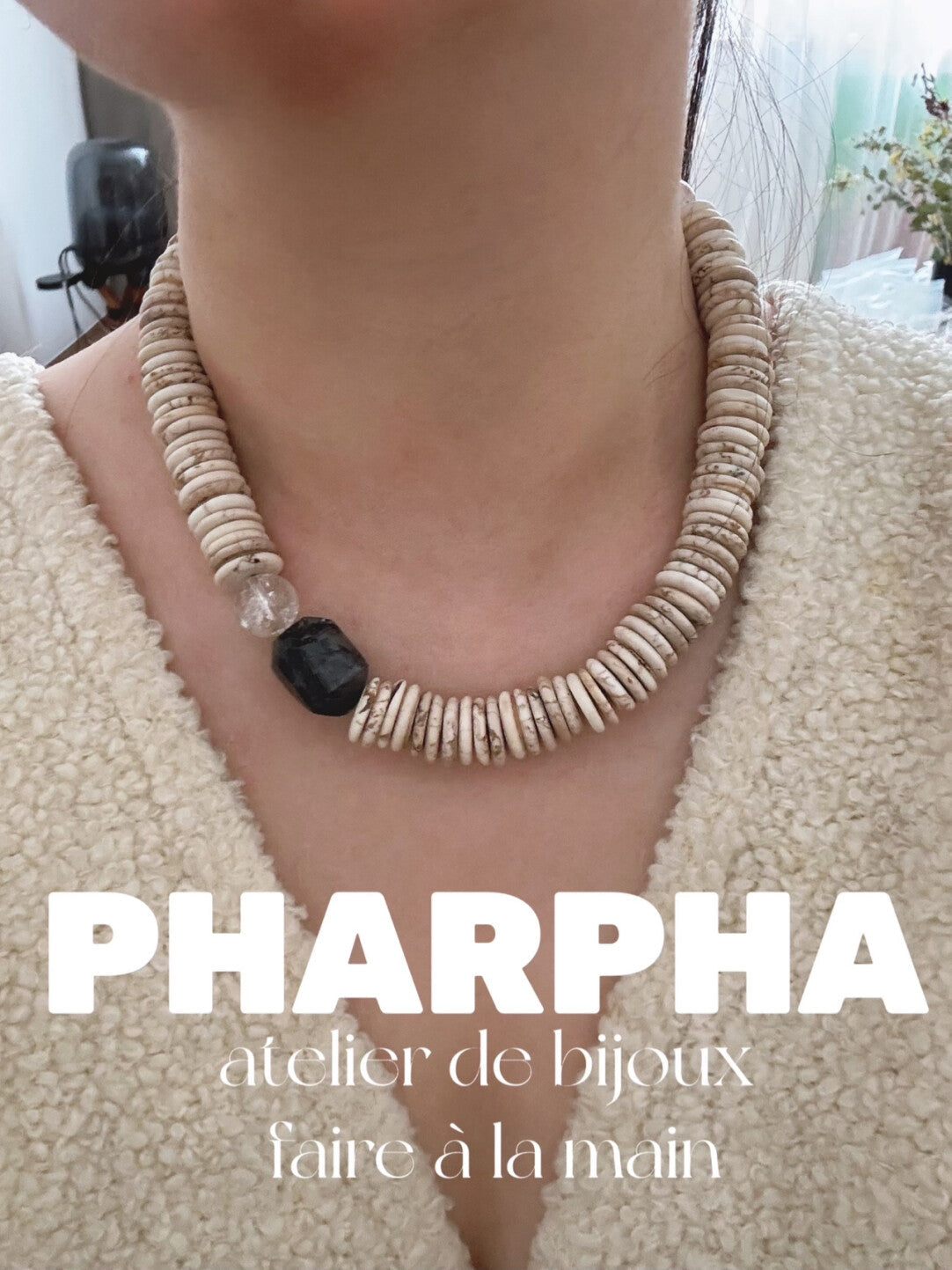 Pharpha Turquoise Crystal Necklace