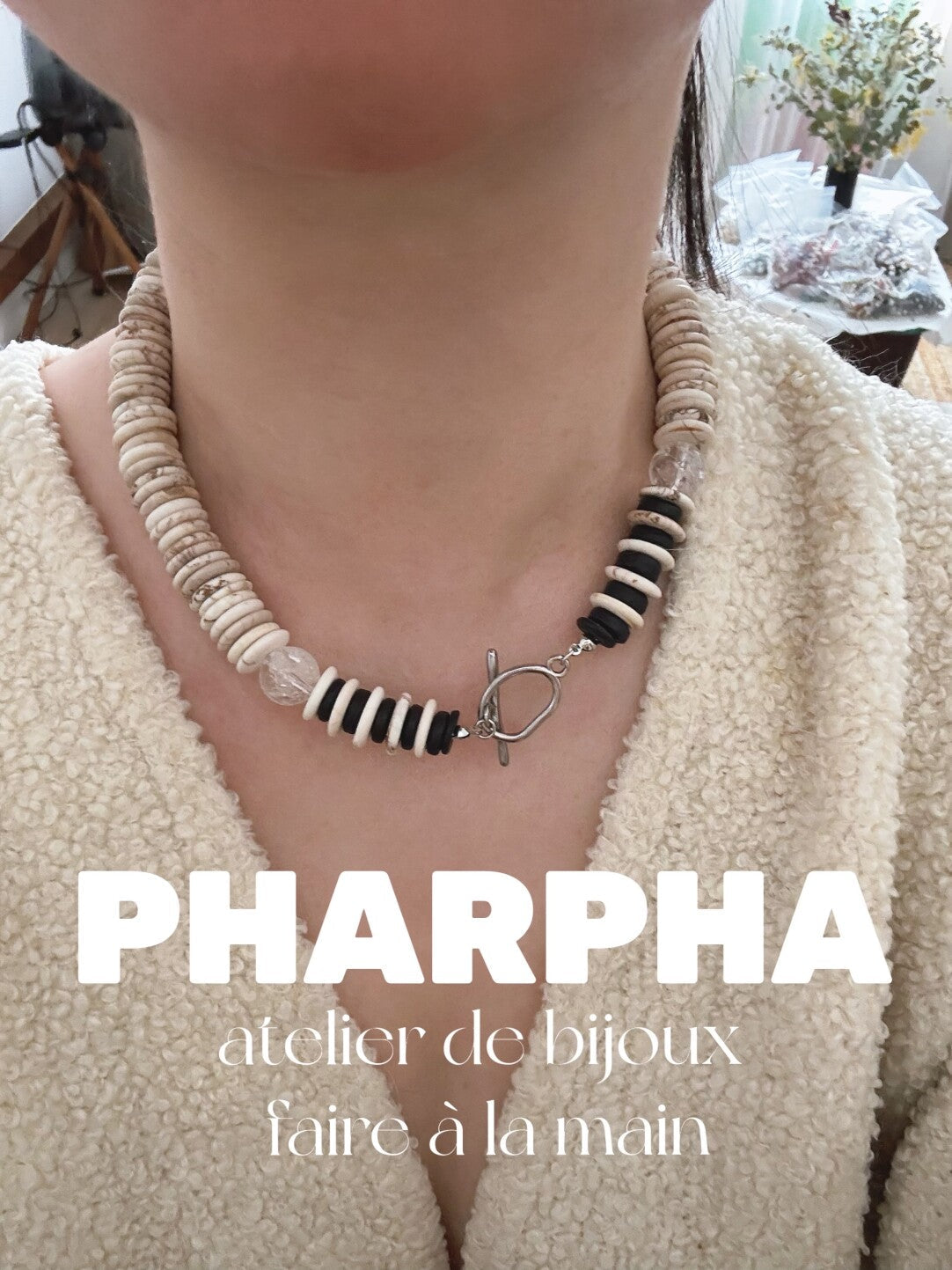 Pharpha Turquoise Crystal Necklace