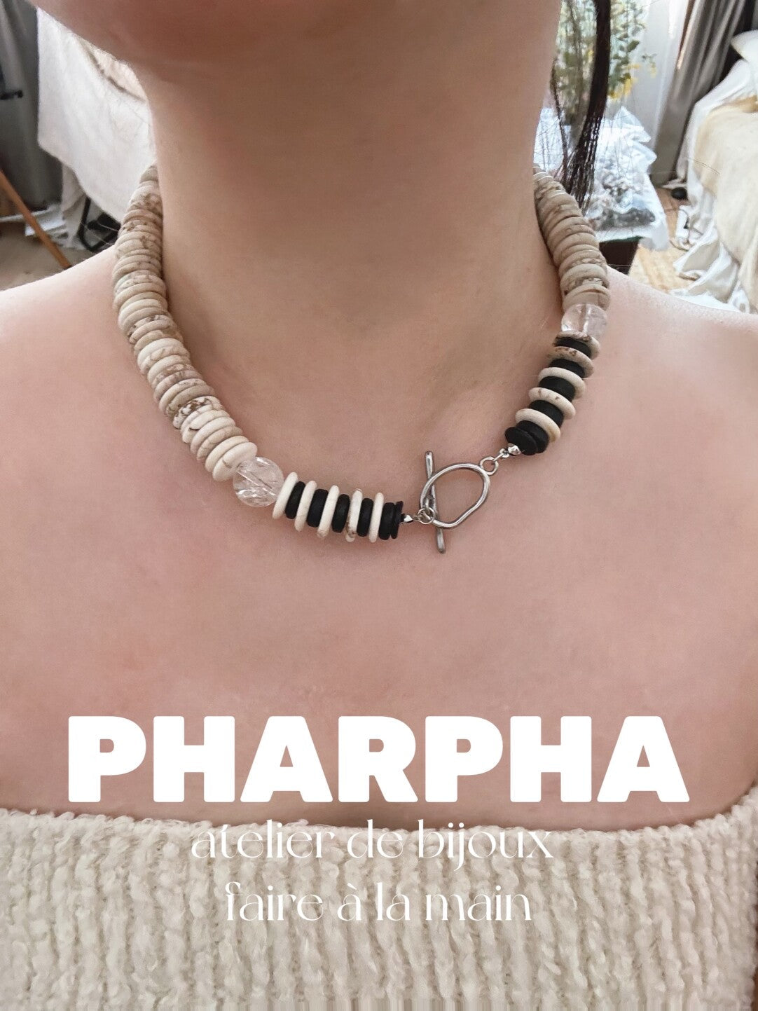 Pharpha Turquoise Crystal Necklace