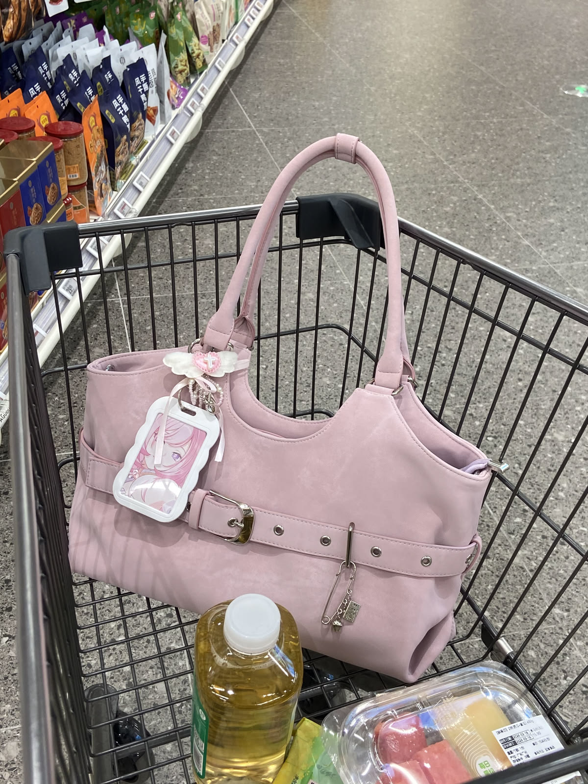 Pink Aesthetic Shoulder Bag