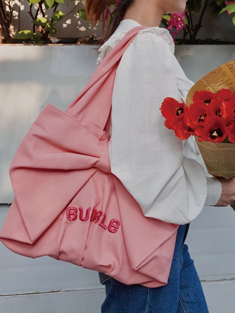 Pink Bow Shoulder Bag