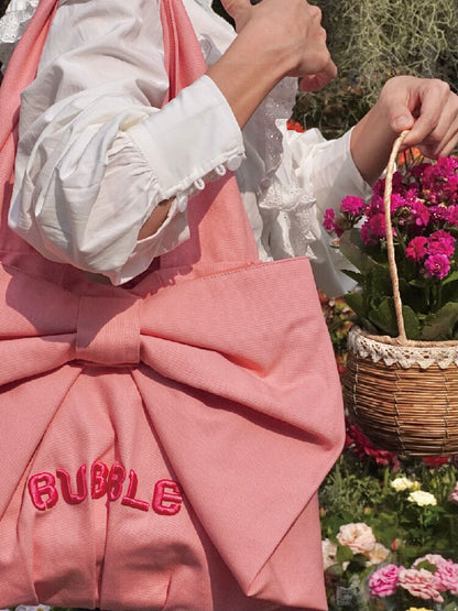 Pink Bow Shoulder Bag
