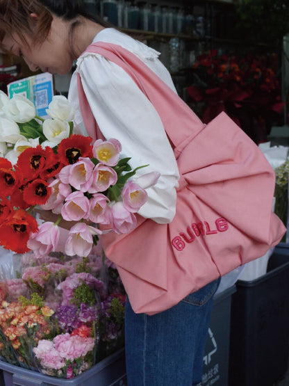 Pink Bow Shoulder Bag