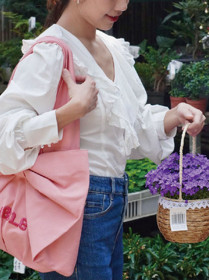 Pink Bow Shoulder Bag