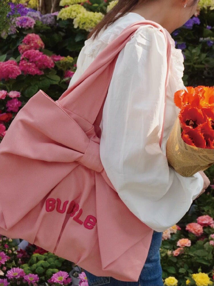 Pink Bow Shoulder Bag