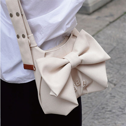 Pink Bow Shoulder Crossbody Bag