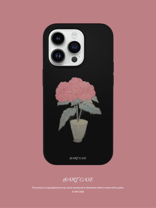 Pink Flowers Printed Phone Case