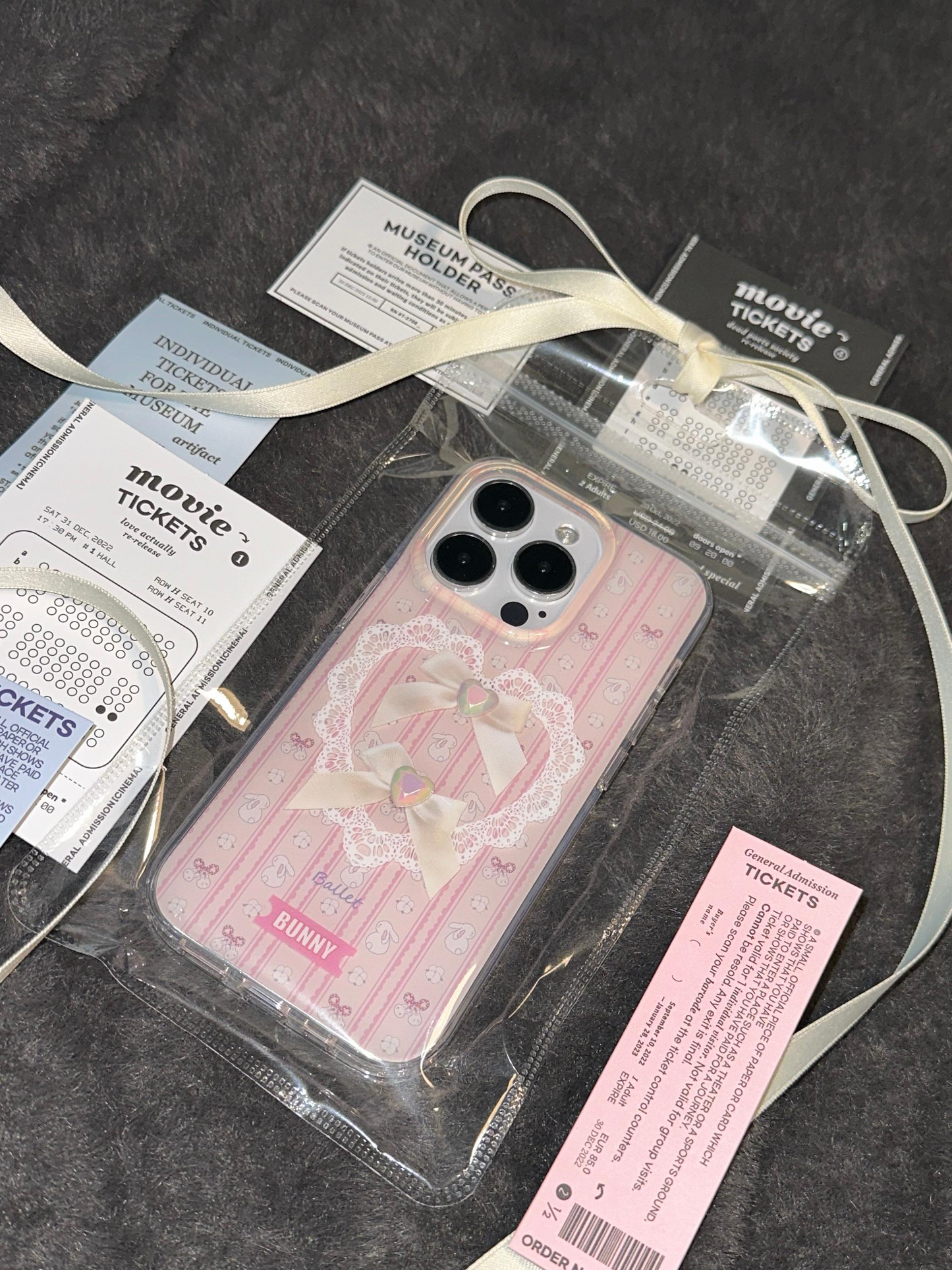 「Original」Pink Lace Bunny Phone Case