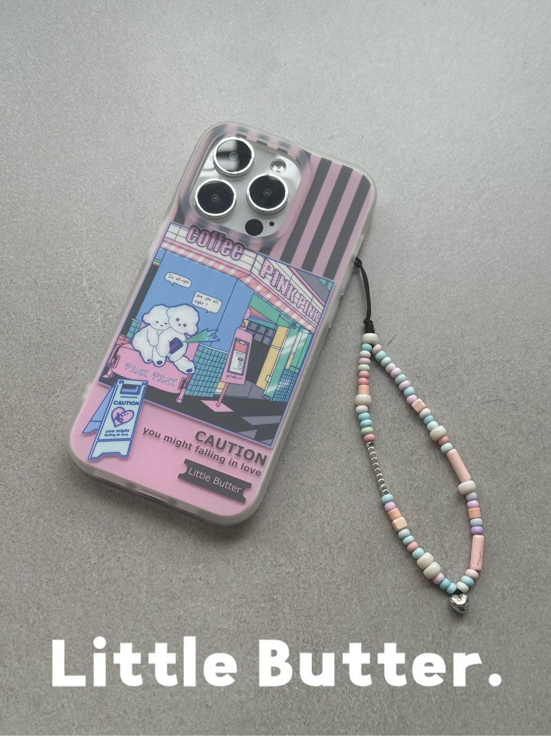 「Original」Pink Sheep Cafe Printed Phone Case