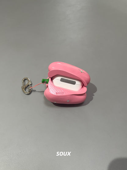 Pink Star Sweet Pepper AirPods Case