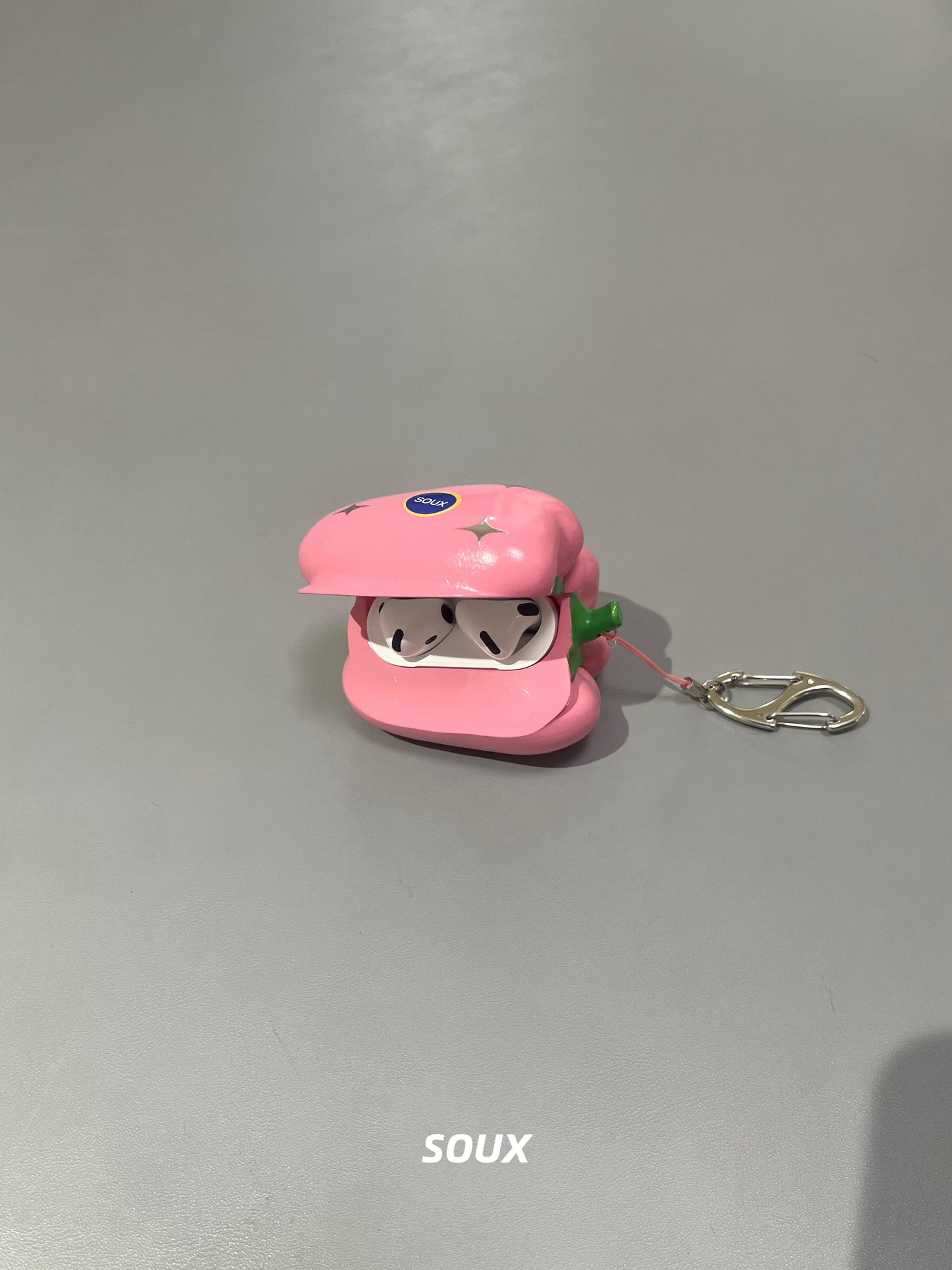 Pink Star Sweet Pepper AirPods Case