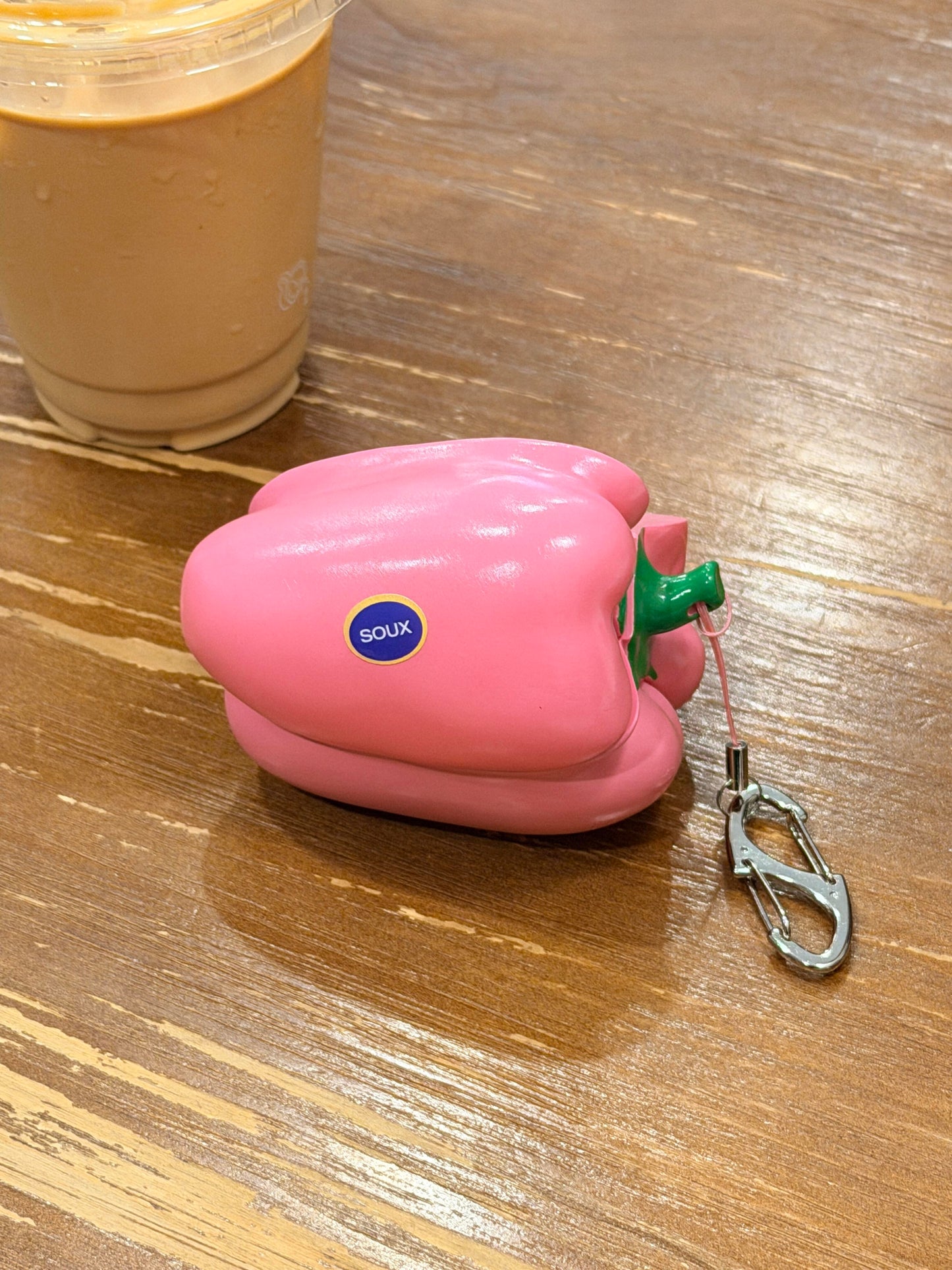 Pink Sweet Pepper AirPods Case | AirPods Case | Three Fleas