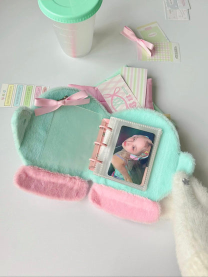 Plush Gloves Mini 3 inch 3 Ring Binder