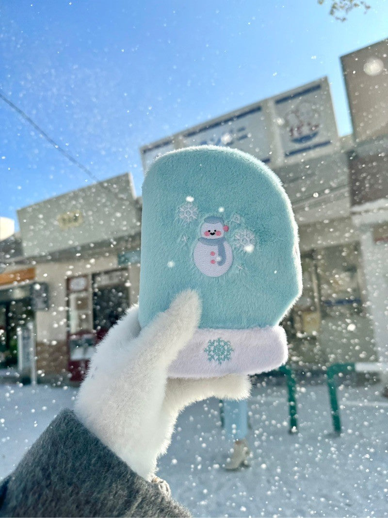 Plush Gloves Mini 3 inch 3 Ring Binder