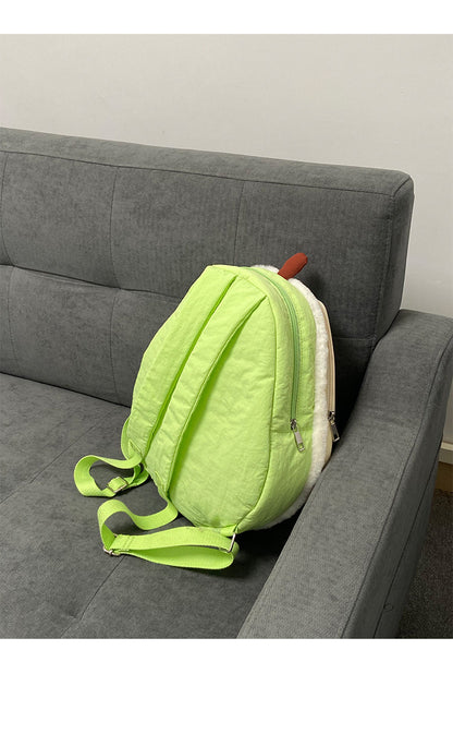Plush Pear-Shaped Ita Backpack | Bag | Three Fleas