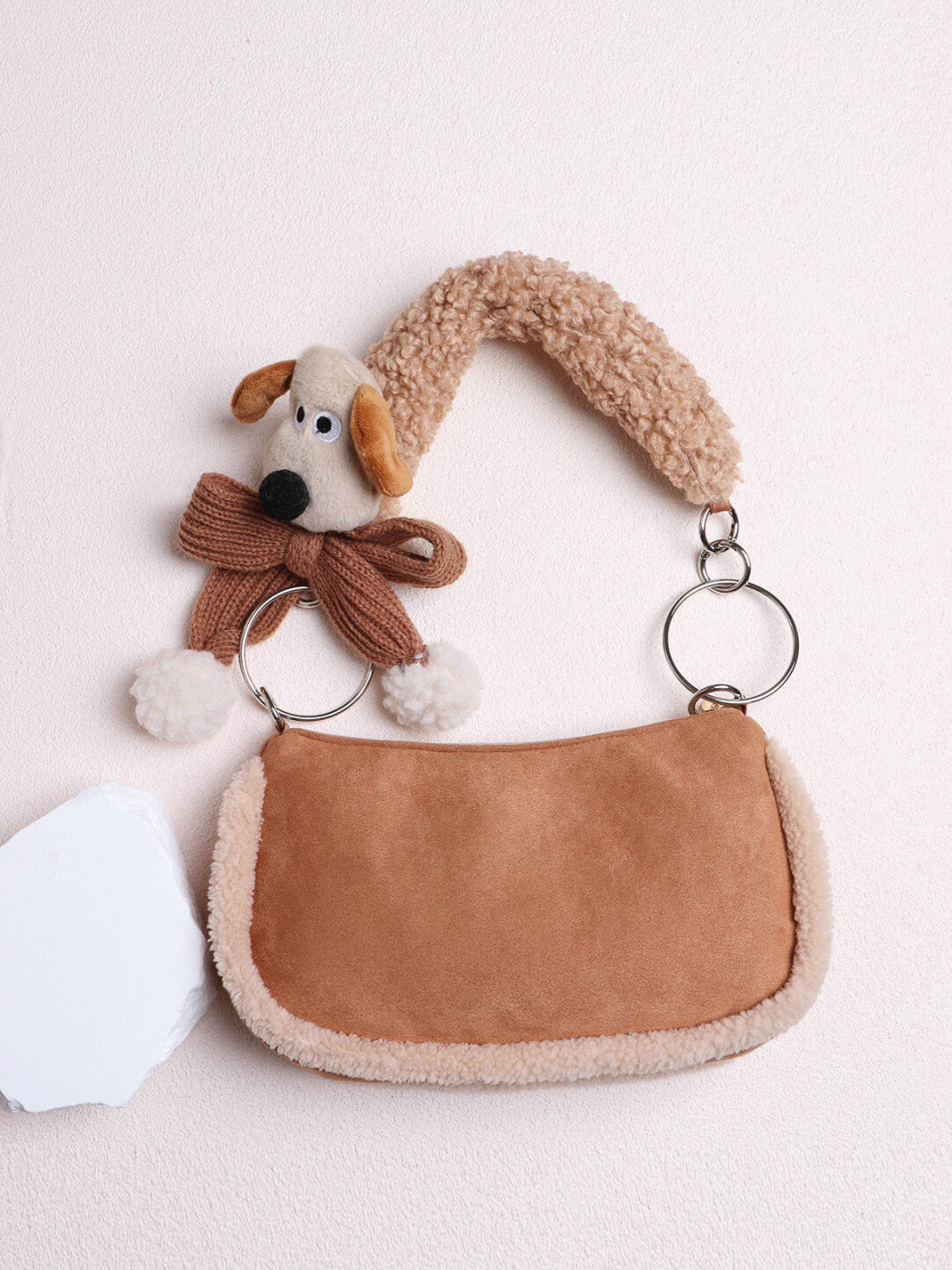 Plush Puppy Shoulder Bag