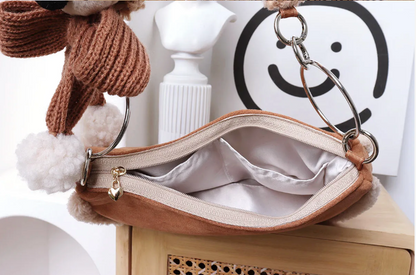 Plush Puppy Shoulder Bag