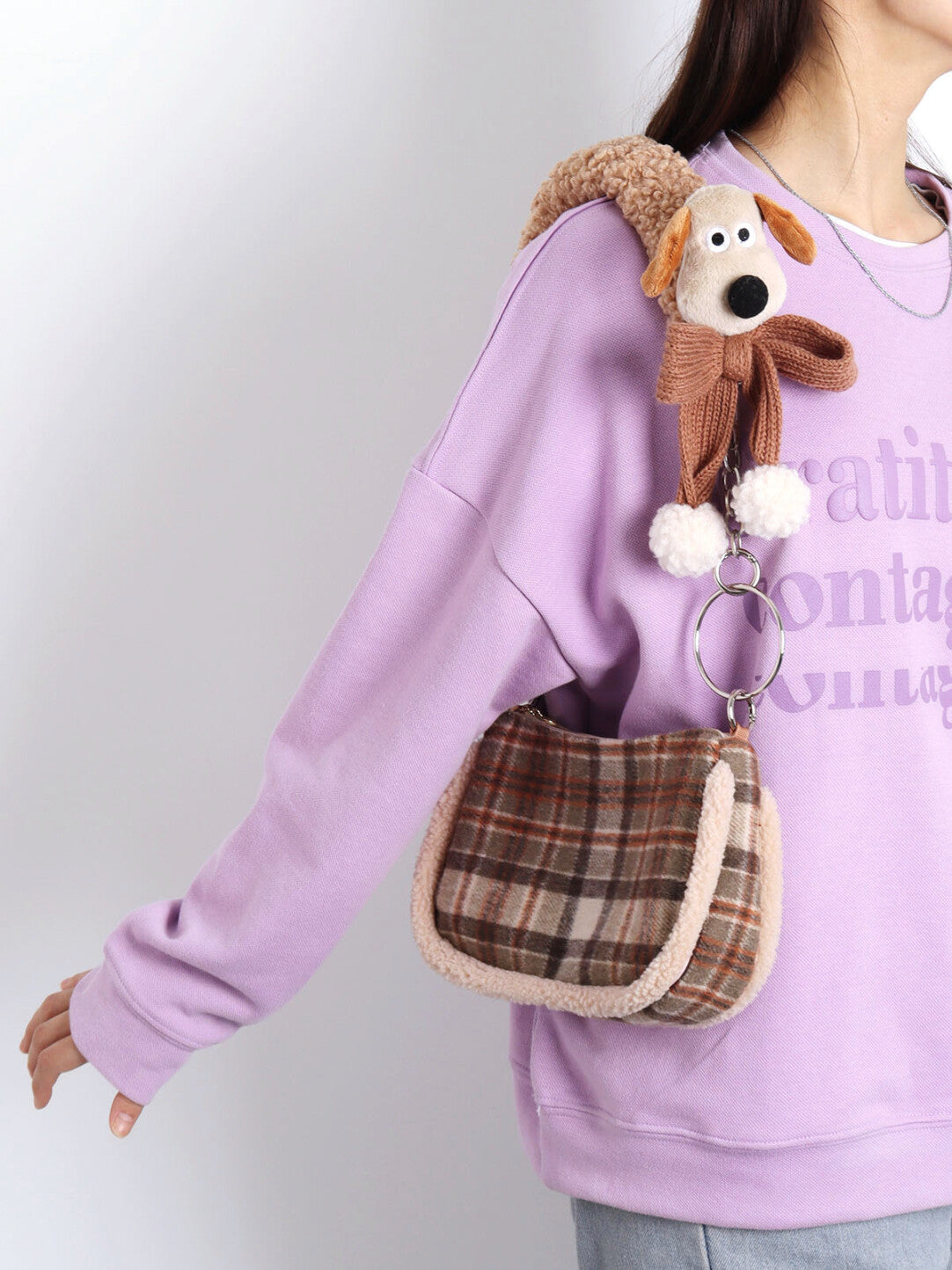 Plush Puppy Shoulder Bag