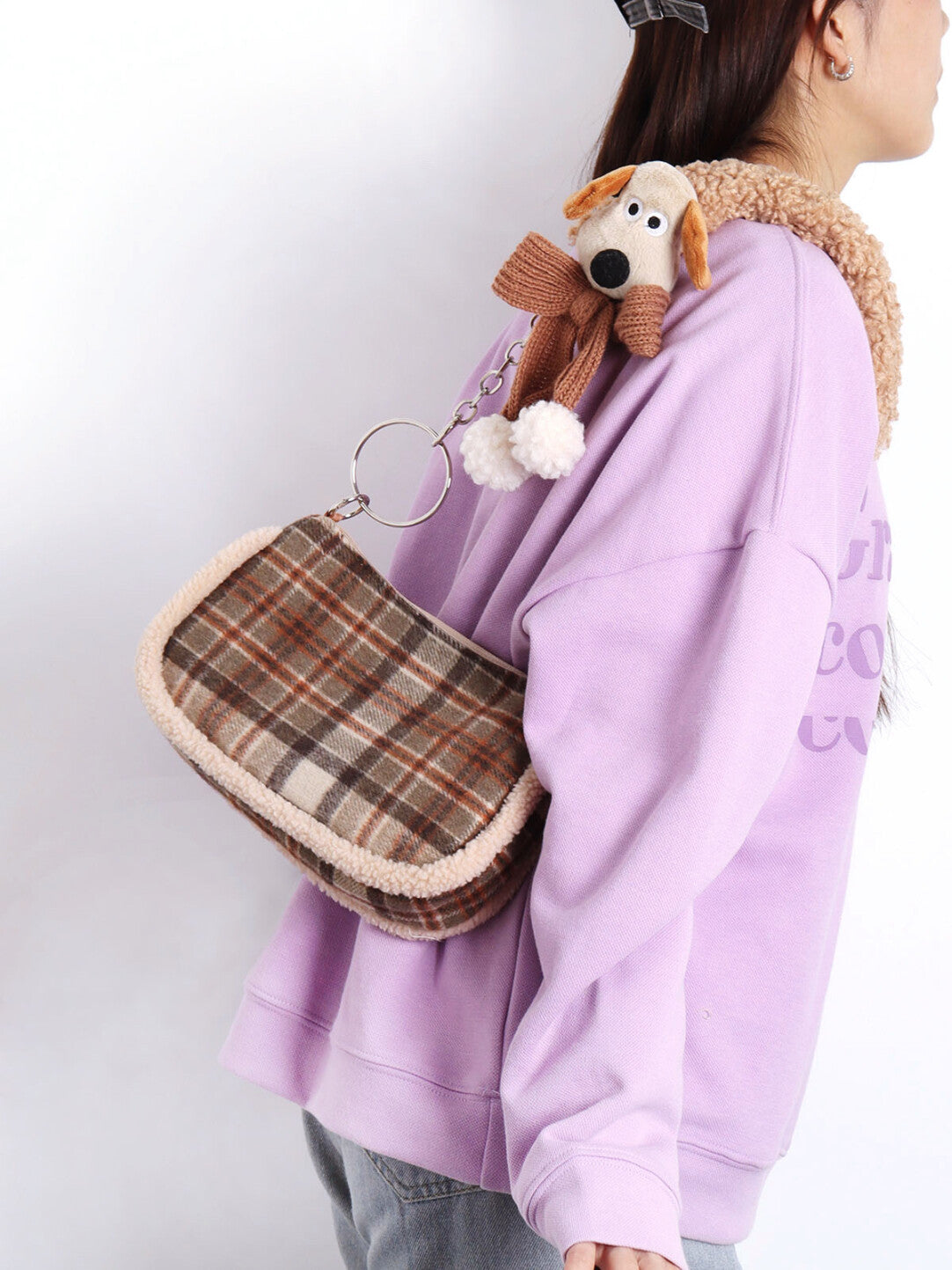 Plush Puppy Shoulder Bag