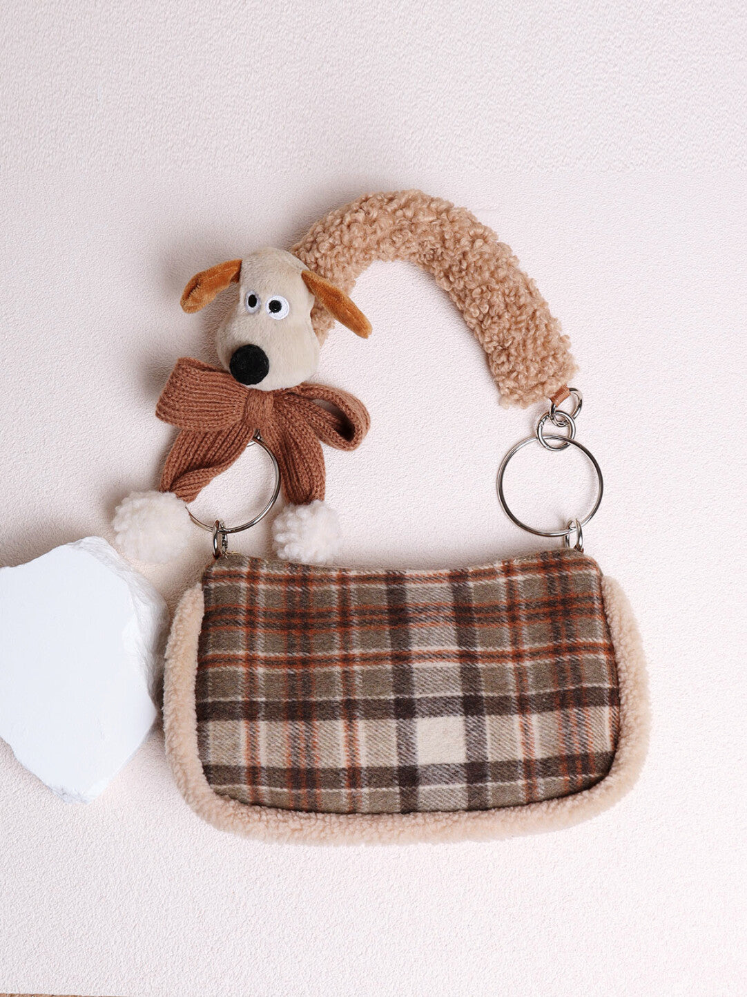 Plush Puppy Shoulder Bag