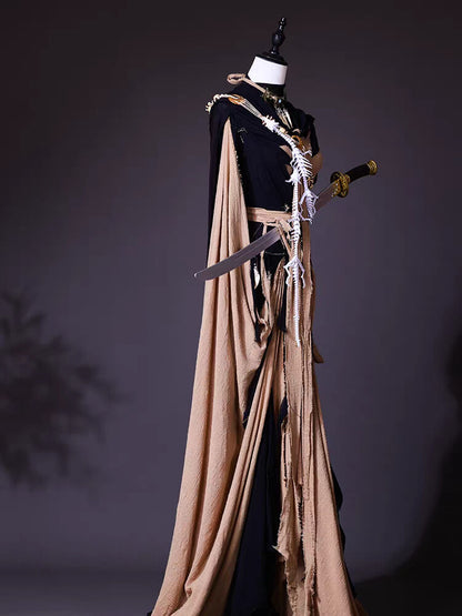 Post-Apocalyptic Wasteland Cape Dress