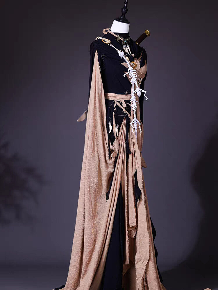 Post-Apocalyptic Wasteland Cape Dress