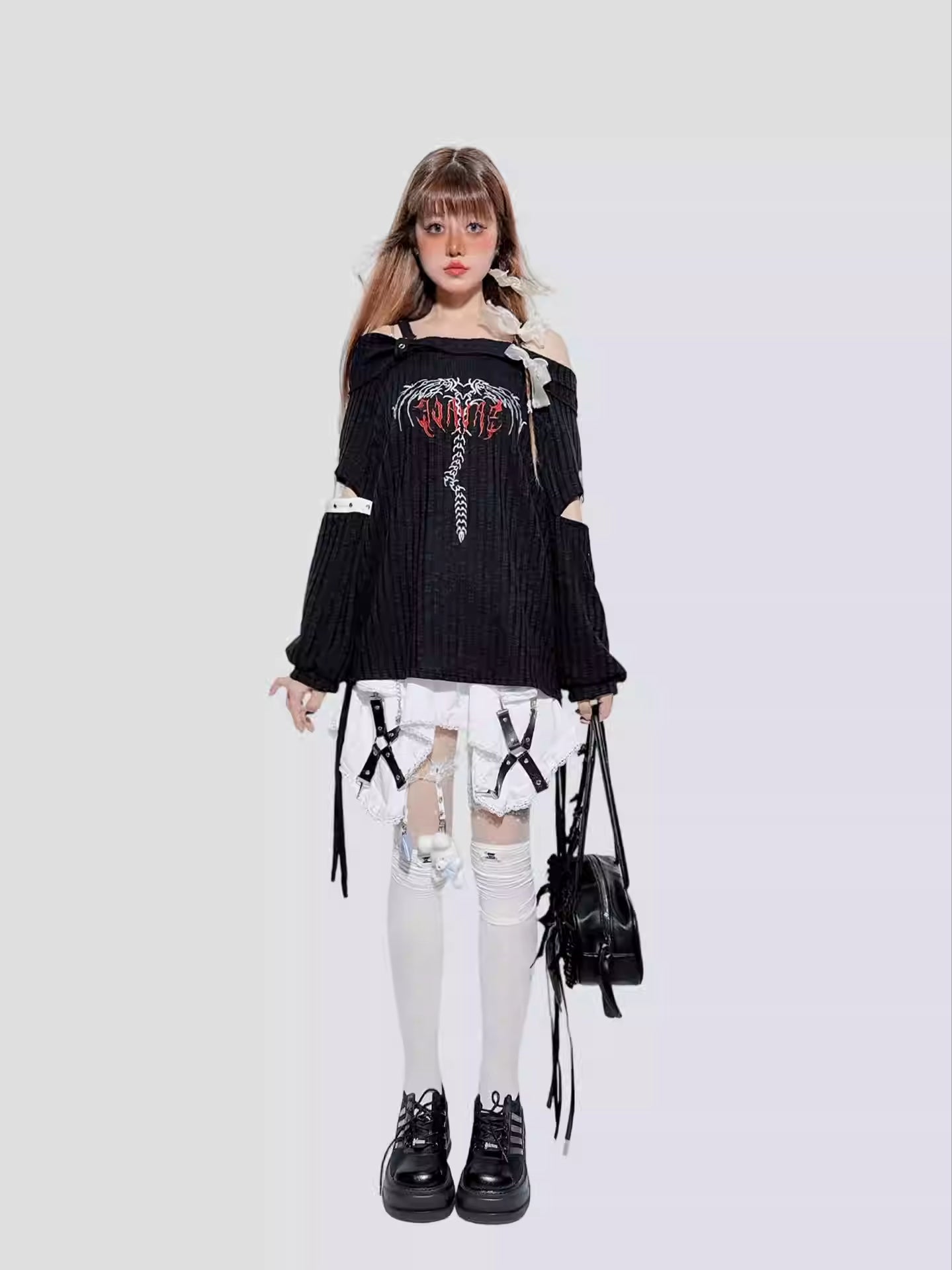 Puffy Irregular Lace Layered Skirt