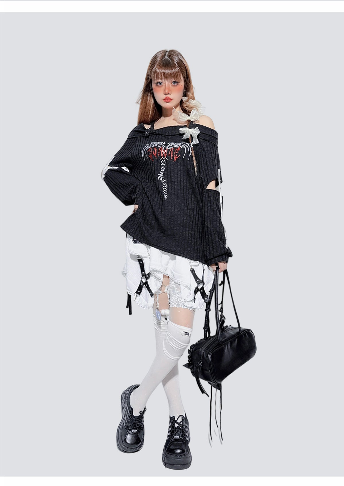 Puffy Irregular Lace Layered Skirt