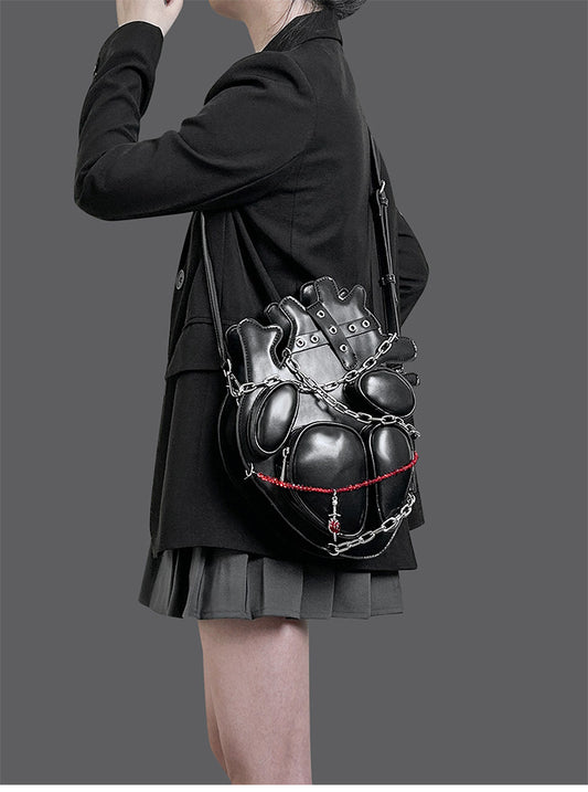 Punk Heart Chain Backpack | Bag | Three Fleas